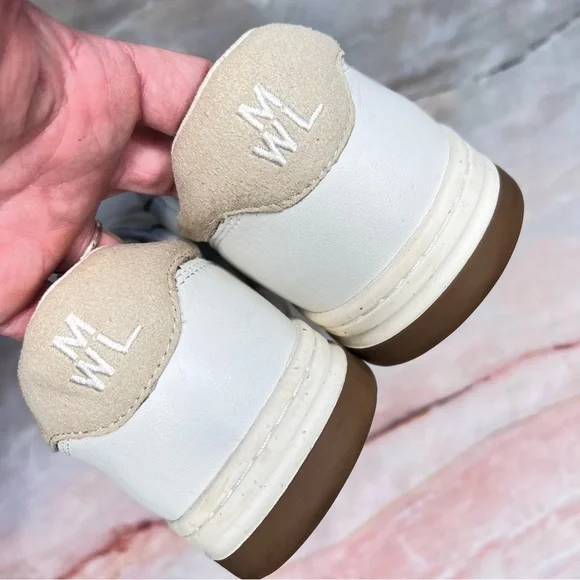 Madewell Court Sneakers Shoes Colorblock Leather and Suede 9 - Picture 3 of 9